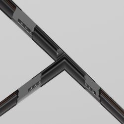 Коннектор Т-образный Exility встраиваемый под ГКЛ 12,5мм, черный Maytoni TRA034CT-42.12B