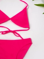 купальник раздельный 3 в 1 кроп топ парео и трусики