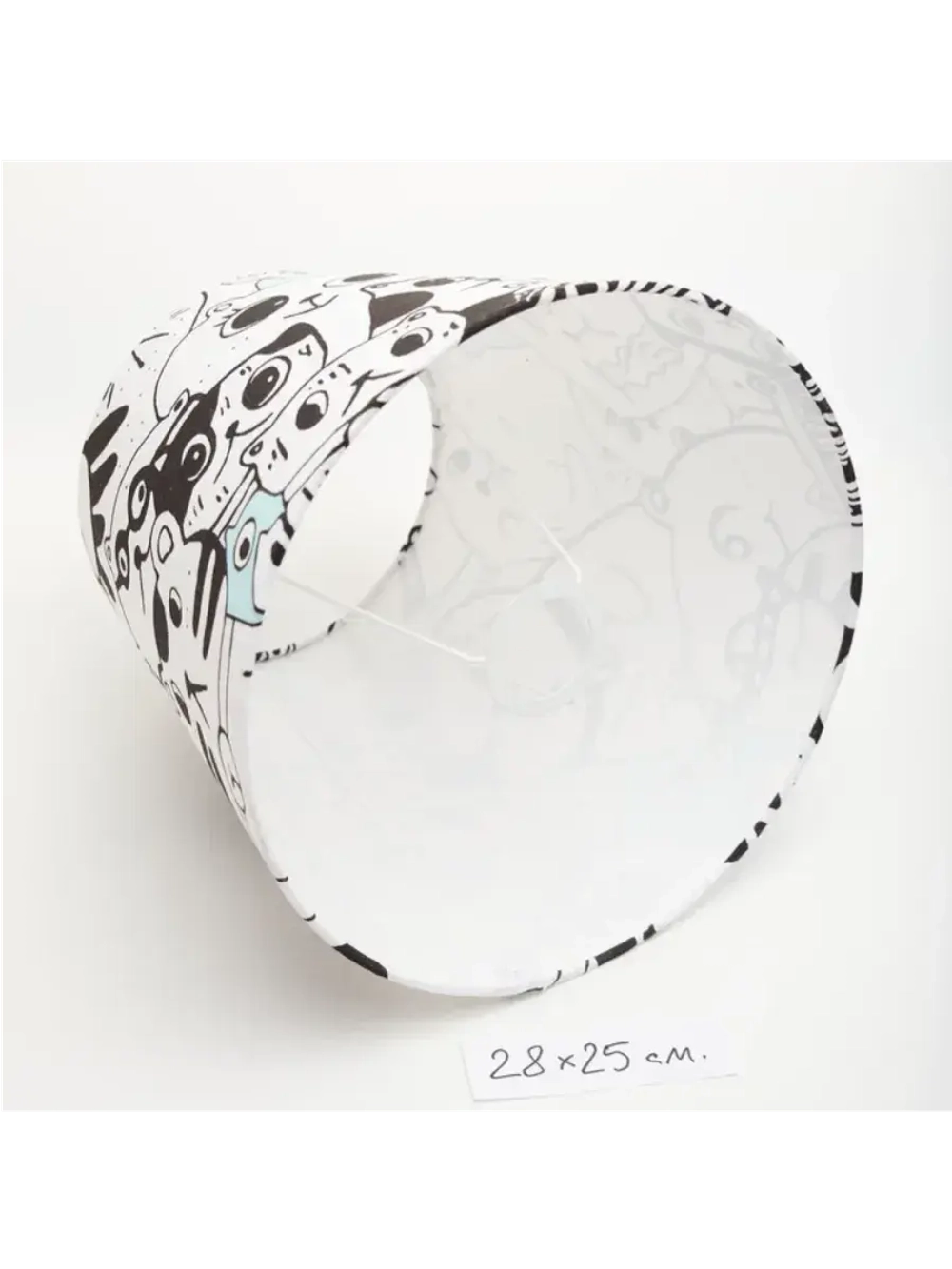 Абажур для торшера e27 тканевый декоративный