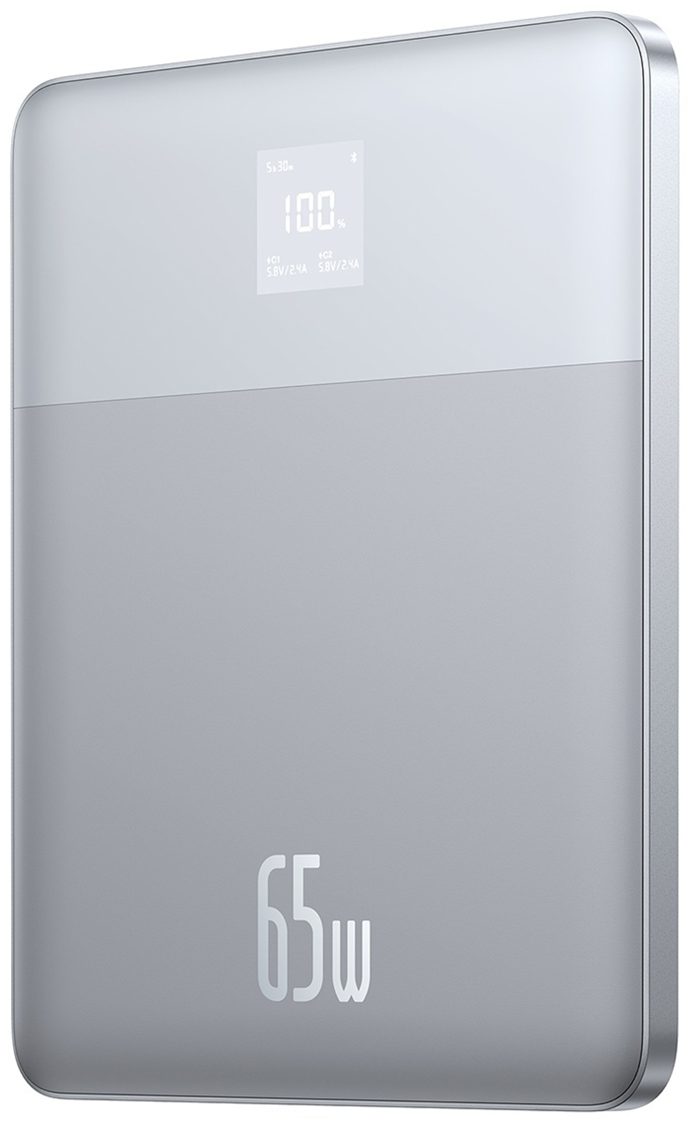 Внешний аккумулятор Baseus Blade2 IE 2C 65W P10063801S13-00 12000 мАч серебристый