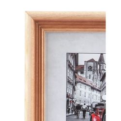 Фоторамка Image Art С20 25х35 деревянная из сосны, цвет натуральный с частичным затемнением, вставка-прозрачный пластик