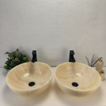 Раковина из оникса Bowl Yellow TinLip BO-62944 45*45*17 39