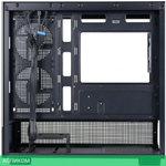 Корпус 1stPlayer Mi5 без БП Black (Mi5-BK-2FC7R-1FC7)