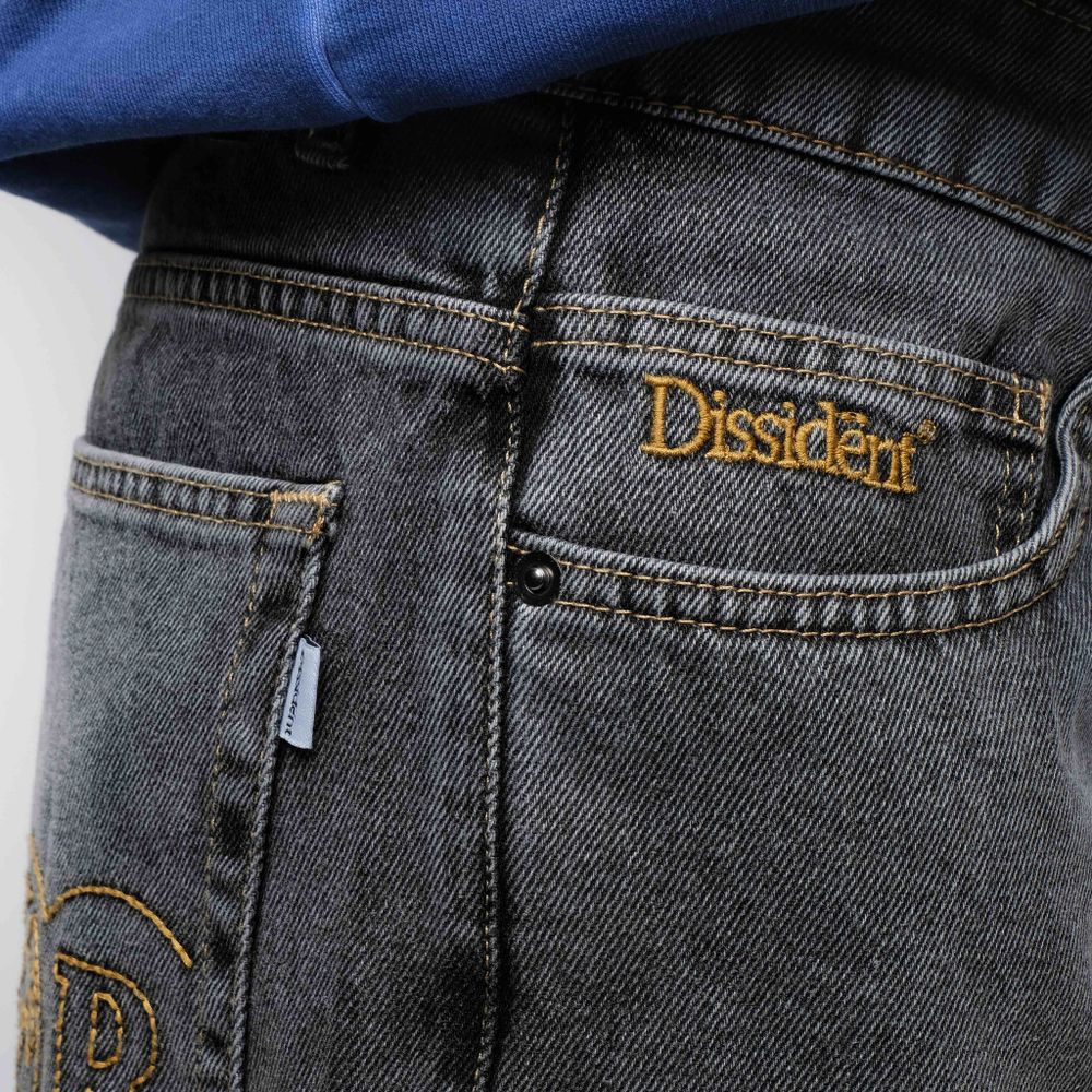 Джинсы Dissident Trademark серые