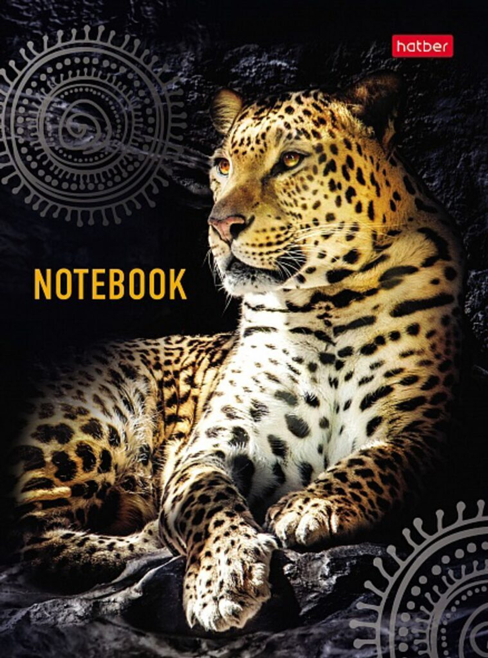 Блокнот А6 7БЦ 64л "Ягуар" кл./лин., мат.лам.