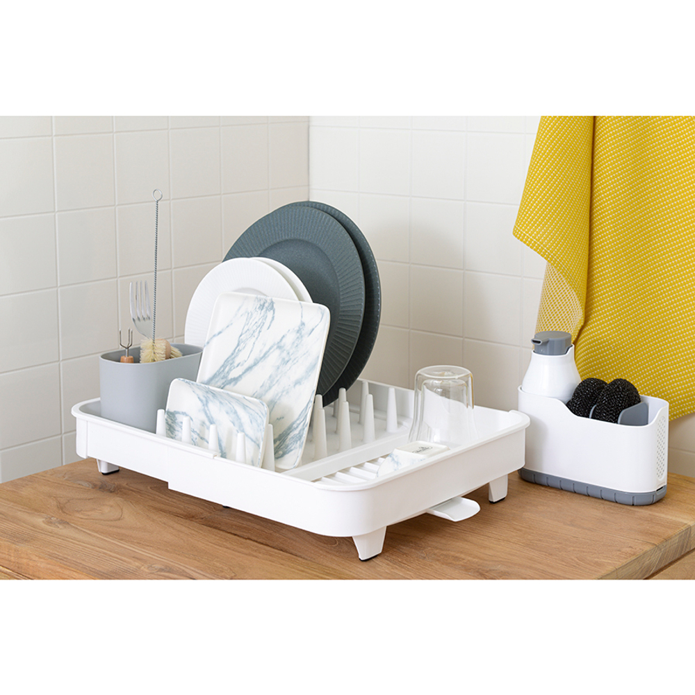 Сушилка для посуды jarl, 41,2x11,5x36,5 см, белая