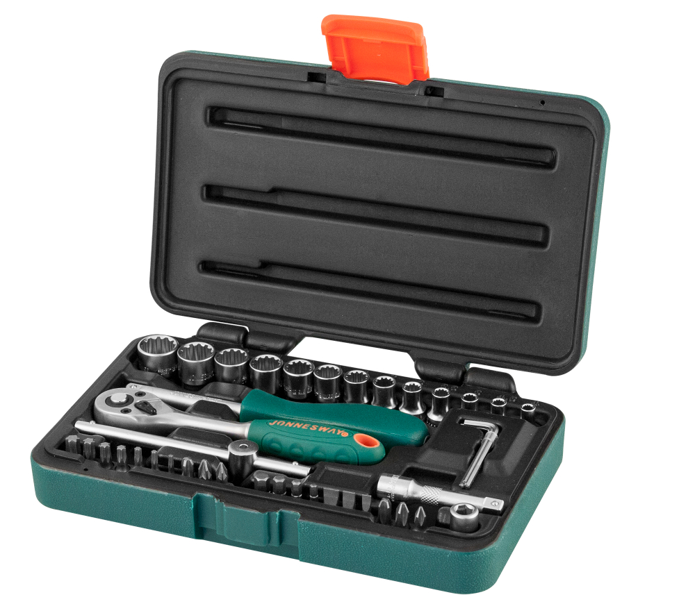 S68H2141S Набор головок торцевых 1/4"DR Super Tech, 41 предмет