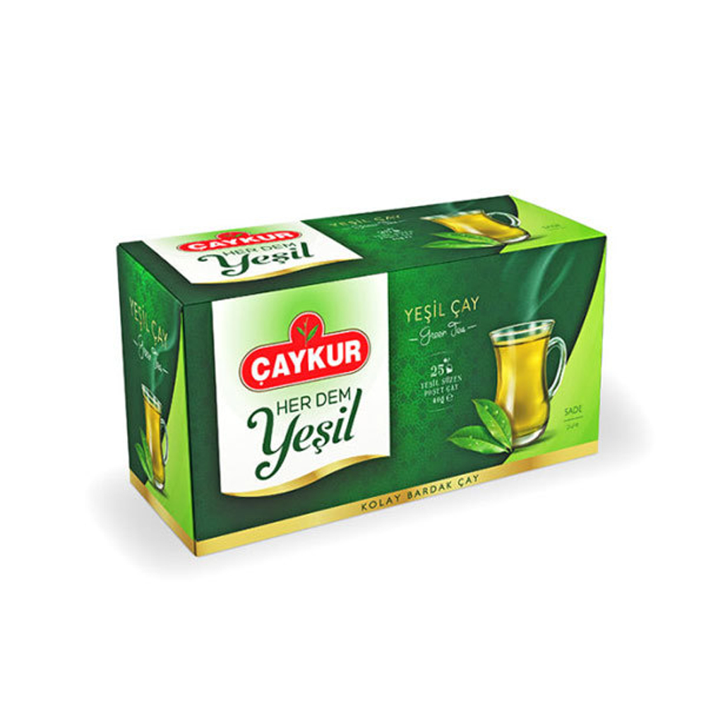 Чай зеленый классический Caykur 25 (пакет.)