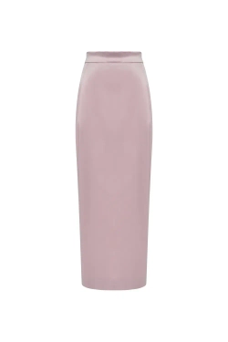 Юбка-карандаш атласная розовая