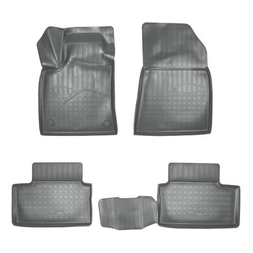 Ковры в салон Norplast/Unidec для Renault Clio V (2019-)Полиуретан,Серый, арт.NPA11-C69-046-G