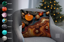 Подушка декоративная Новогодняя Сердолик 0907.01.3