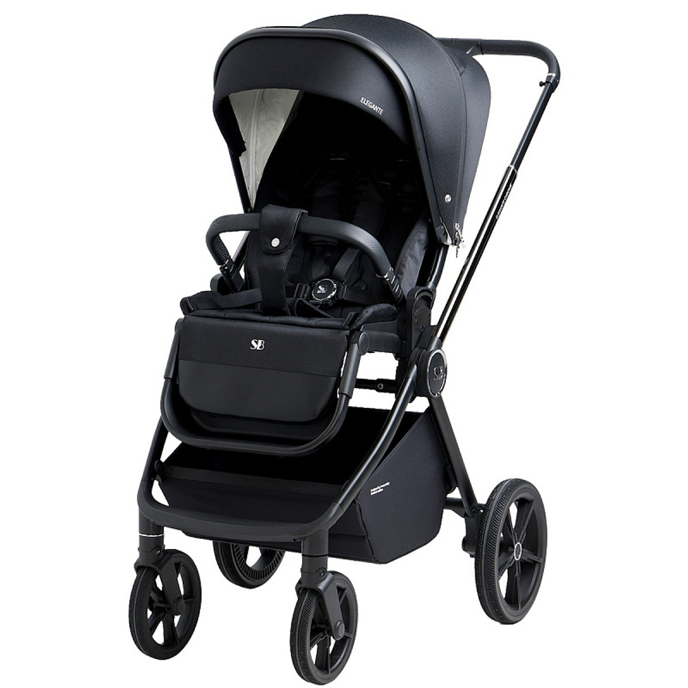 Детская коляска Sweet Baby Elegante 2 в 1 Chrome Black