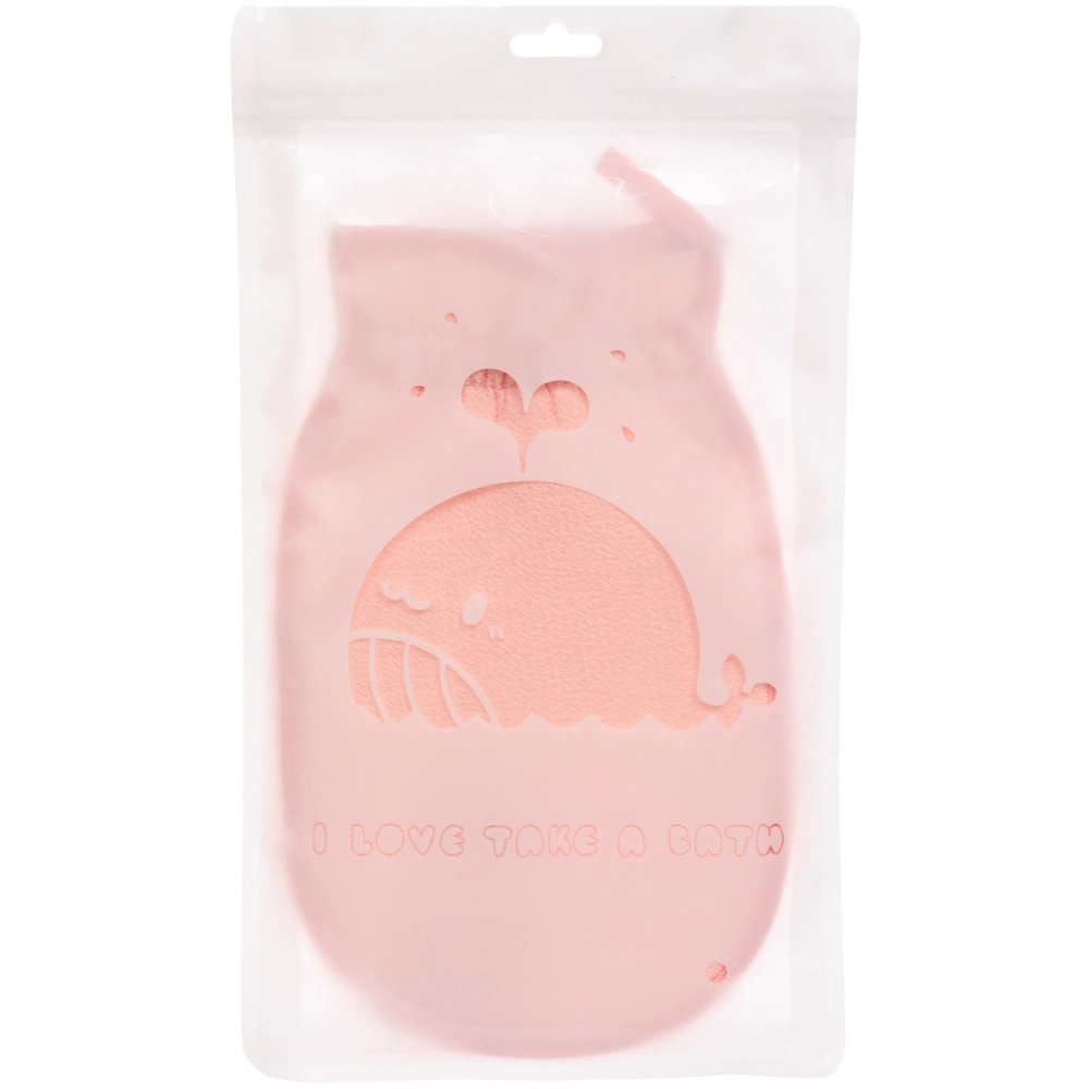 Мочалка - варежка скрабирующая «Premium - Paradise», цвет персиковый, 22*14см (ZIP пакет)