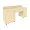 Light Стол с 2-мя тумбами и бортиком С-СТ-170 (L) Клен 1700*550*750