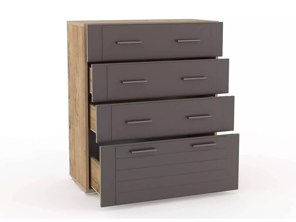 НМ 040.46 Комод Livorno /дуб бунратти / софт графит