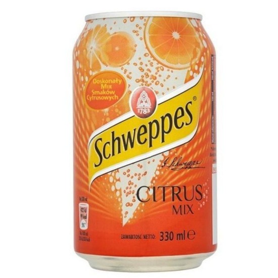 Газированный напиток Schweppes Швепс Цитрус Микс 330мл (Европа)