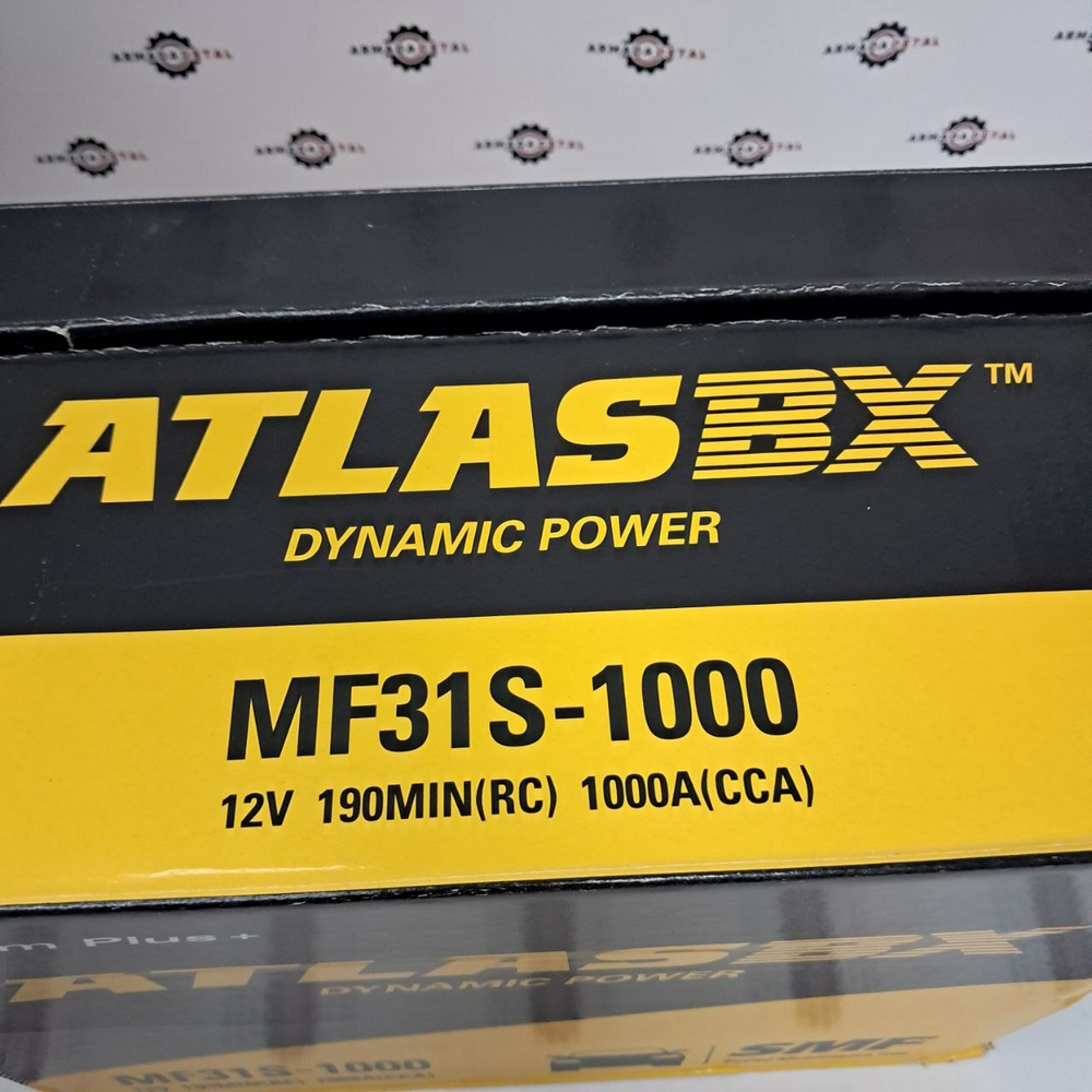 Аккумулятор 12V/190Ah/1000A | MF31S-1000 | ATLAS