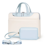 TAIKESEN PU Crossbody Handbag Regular Unisex Cream White/Sky Blue/Elegant Gray/Lady Pink