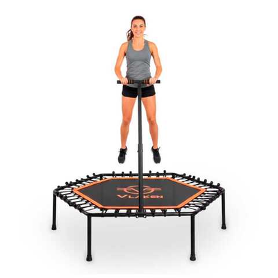 Каркасные батуты с ручкой