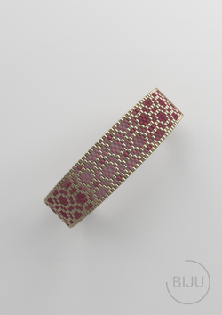 Схема PEYOTE, Схема браслета мозаичное плетение, узор из Miyuki Delica 11/0, файл PDF, №375