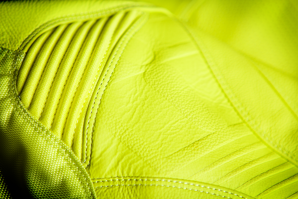 Мотокуртка - ICON SANCTUARY (кожа, желтая)