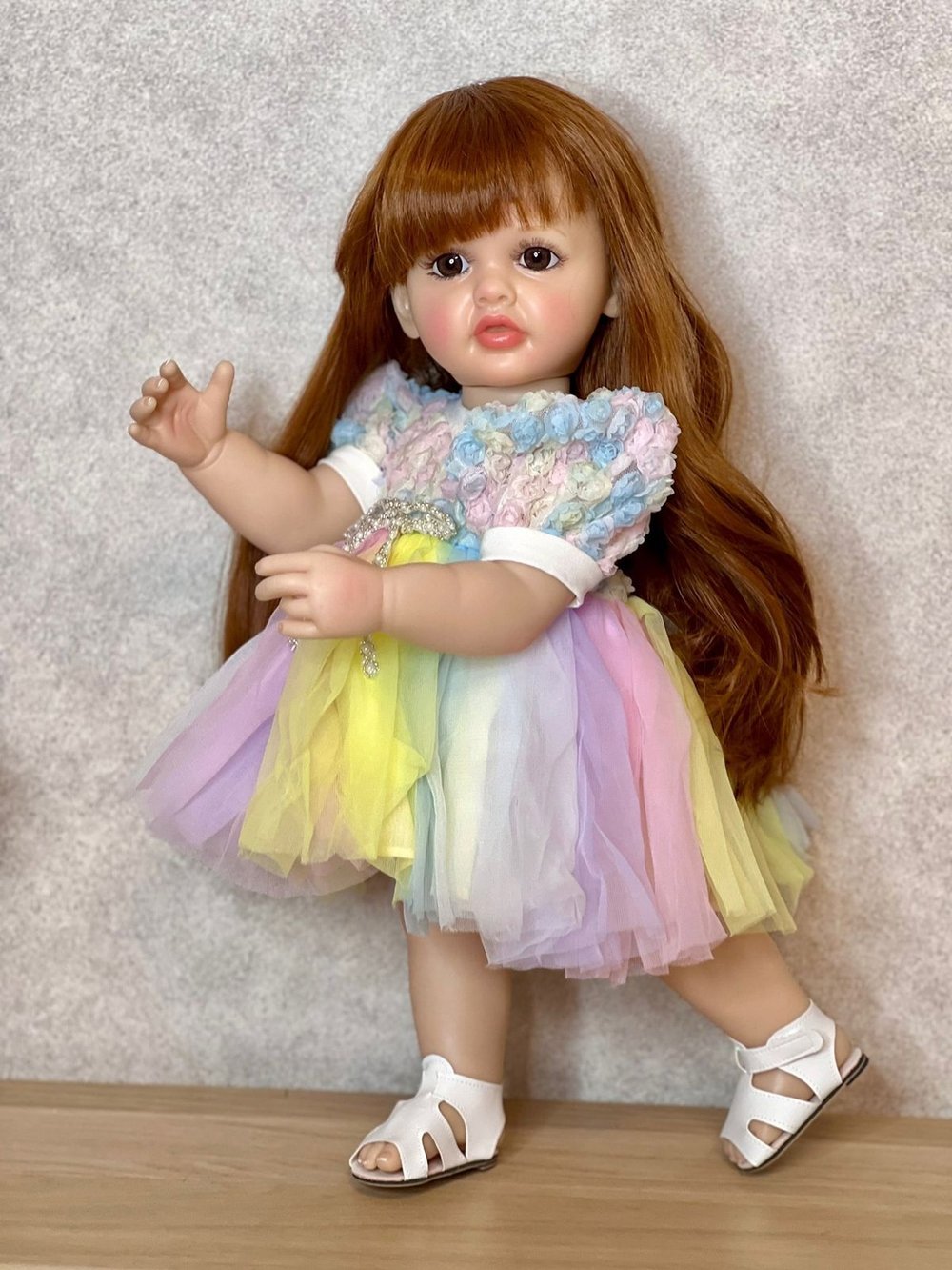 Кукла Реборн виниловая 55см в пакете (FA-540)