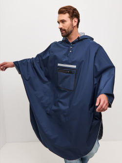 Дождевик-пончо синий Gamp membrane Blue