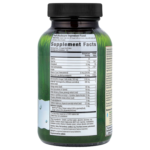 Irwin Naturals, Mental Clarity Information Retention™, 60 желатиновых капсул