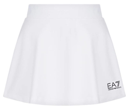 Теннисная юбка EA7 Woman Jersey Miniskirt - белый