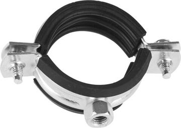 ЗУБР 2 1/2″, цинк, 1 шт, трубный хомут с гайкой (37850-73-82-1)