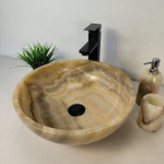 Раковина из оникса Bowl Sunset BO-66083 40*40*15 из натурального камня