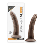 Коричневый фаллоимитатор 7 Inch Cock With Suction Cup - 19 см. (Цвет: коричневый)