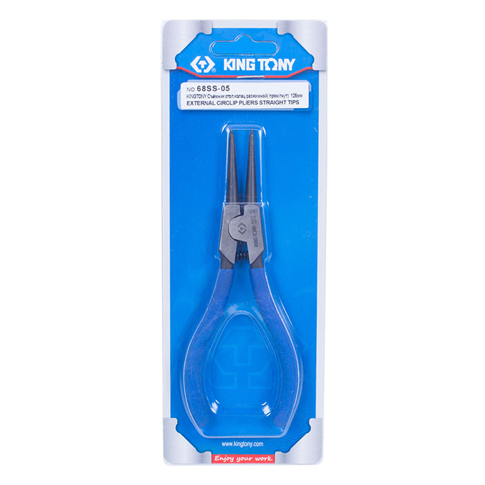 KING TONY (68SS-05) Съемник для стопорных колец 125 мм, прямые, разжатие