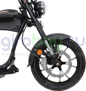 Электроскутер IKINGI HARLEY CHOPPER 4000W (60V/30Ah) - Чёрный фото №6