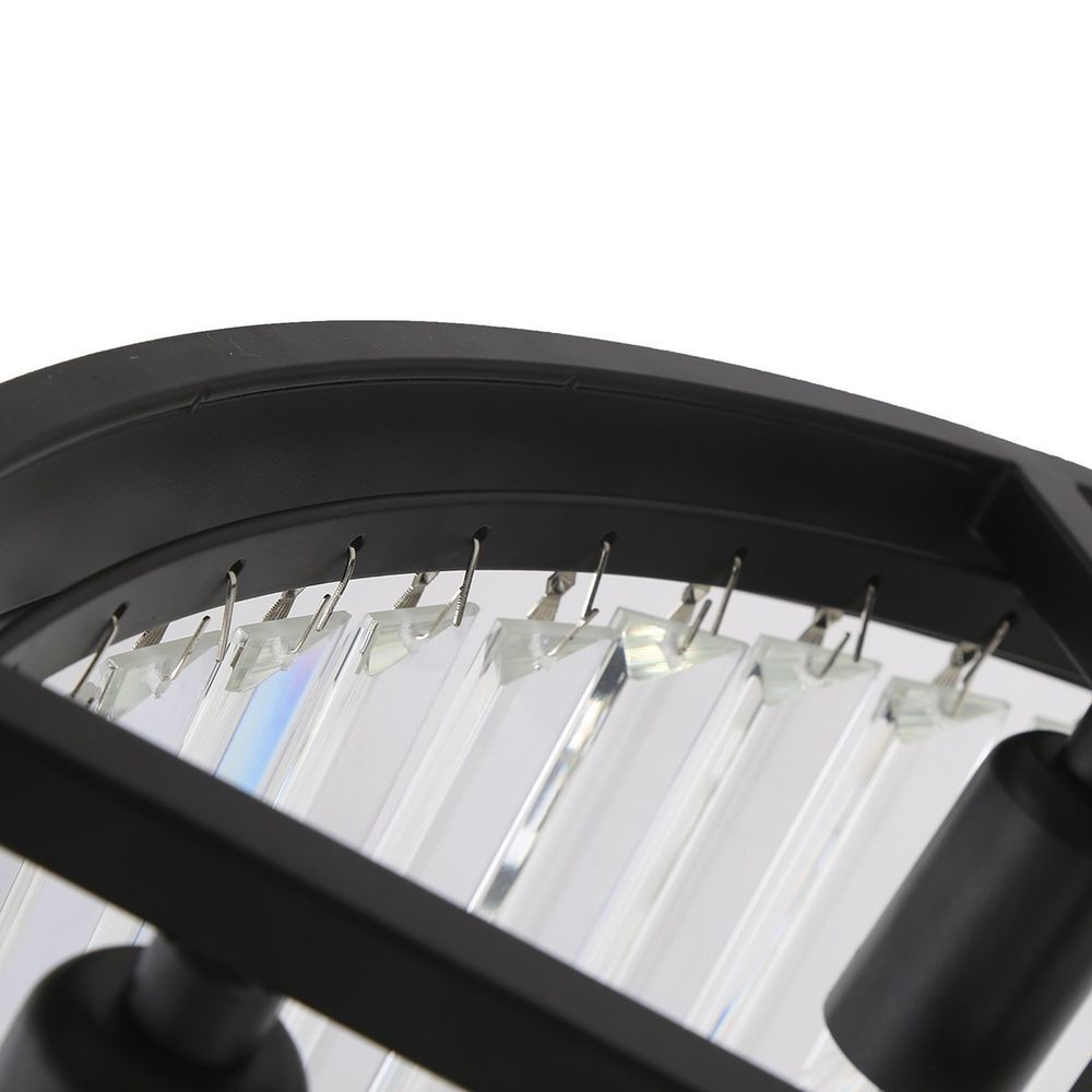 Люстра Odeon 6 black/clear