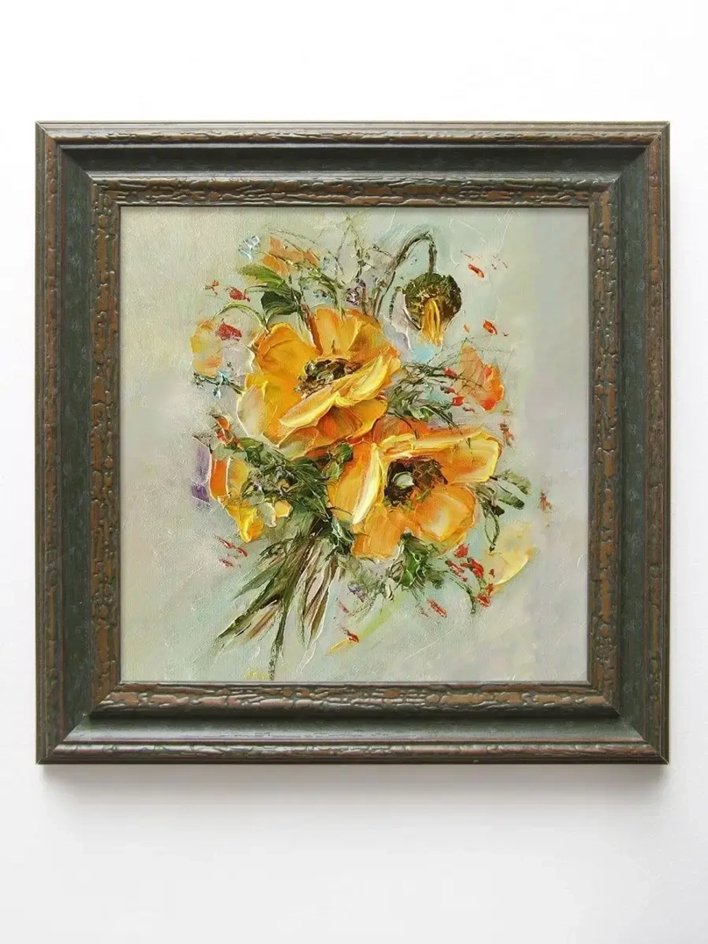 Картина на стену интерьерная на холсте 26х26 см