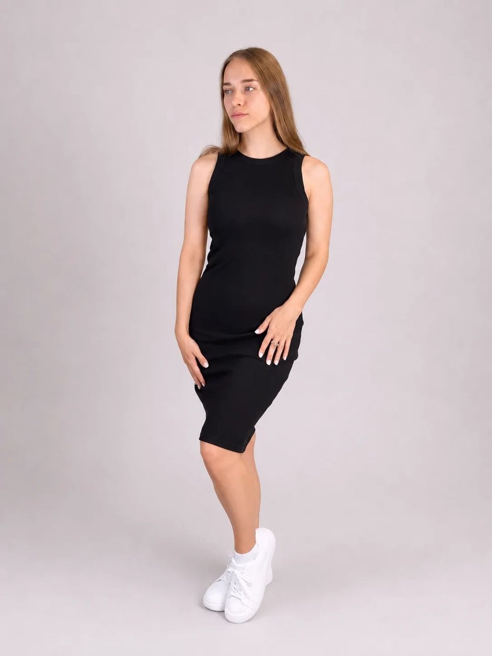 Платье лапша черное 40-44