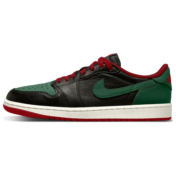 Jordan Air Jordan 1 Подвесные баскетбольные мячи низкого качества Черный/Зеленый Женский