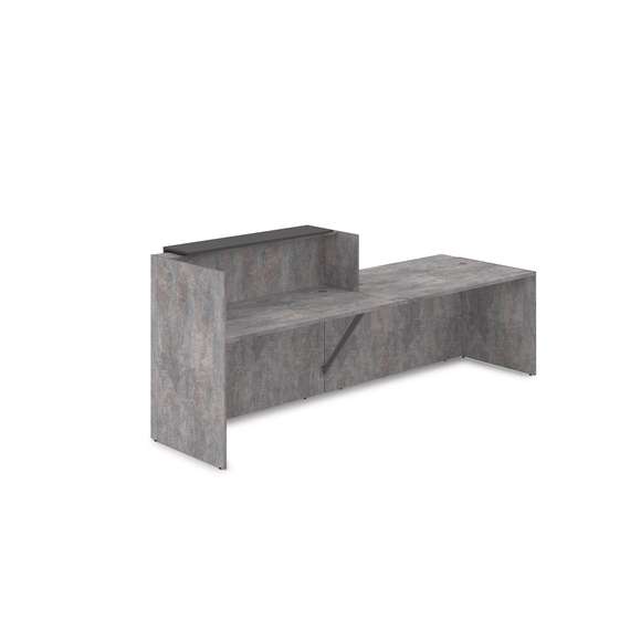 1КРС-ДС.007 Комплект Ресепшн с фартуком ЛДСП (2832*901*1161) (без подсветки)