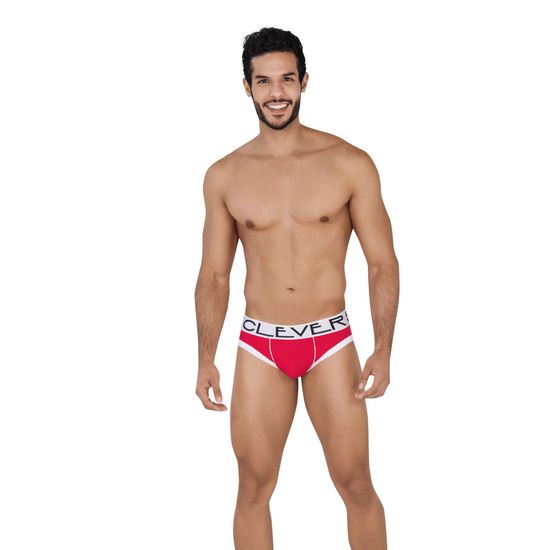 Мужские трусы слипы красные Clever UNCHAINDED PIPING BRIEF 062405