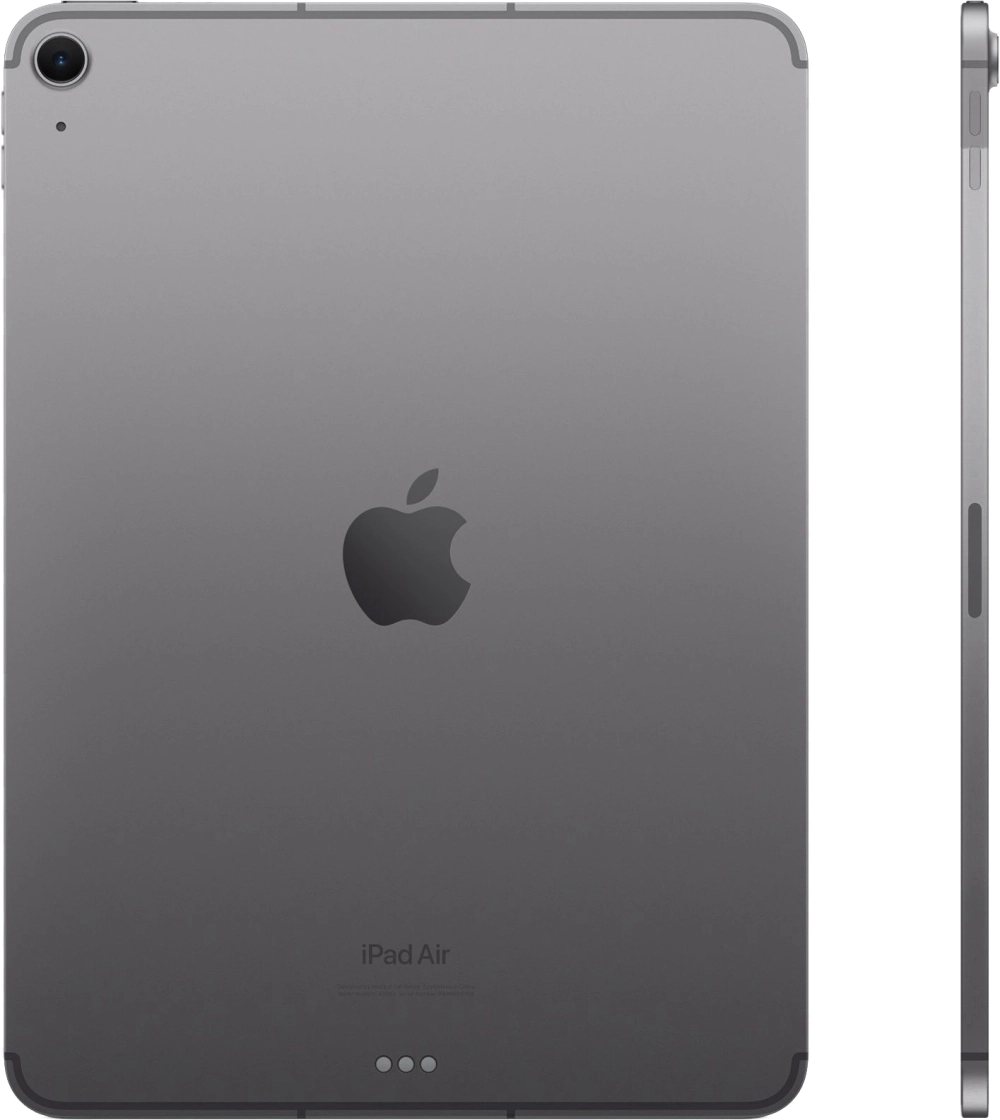 Планшет Apple iPad Air 2024 A2903 M2 2.99 8C RAM8Gb ROM256Gb 11" IPS 2360x1640 5G eSIM iOS серый космос 12Mpix 12Mpix BT WiFi 9hr