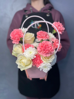 Композиция с диантусами