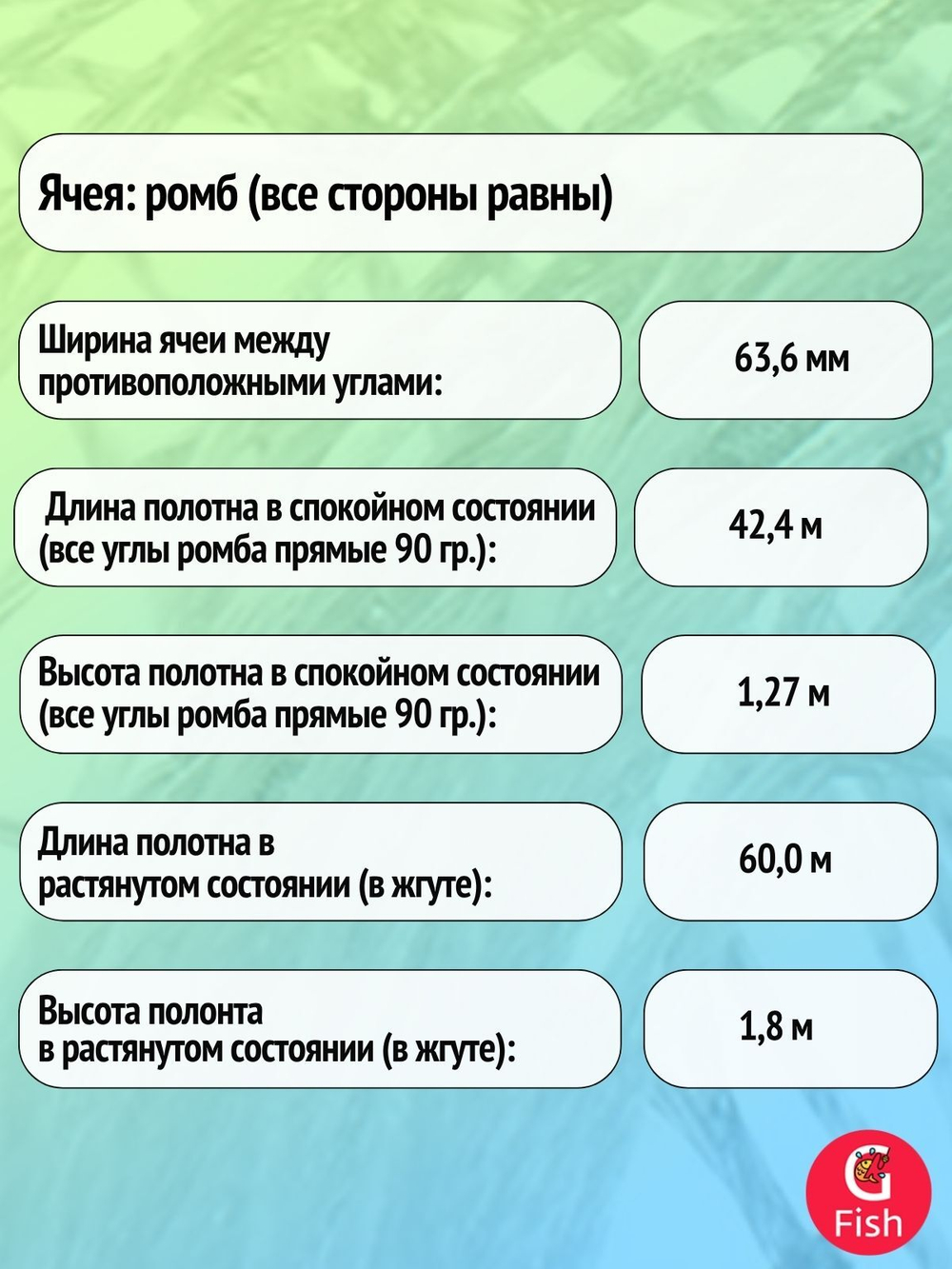 Сетка строительная Momoi Хамелеон скрученная леска, толщина 0,17мм*3, ячея 40мм, высота 1,8м кукла
