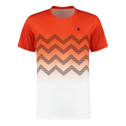 Мужское теннисное поло K-Swiss Hypercourt Print Crew 2 T-Shirt Men - Multicoloured