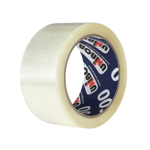 Скотч упаковочный Unibob600, 48 мм x 132 м, прозрачный---