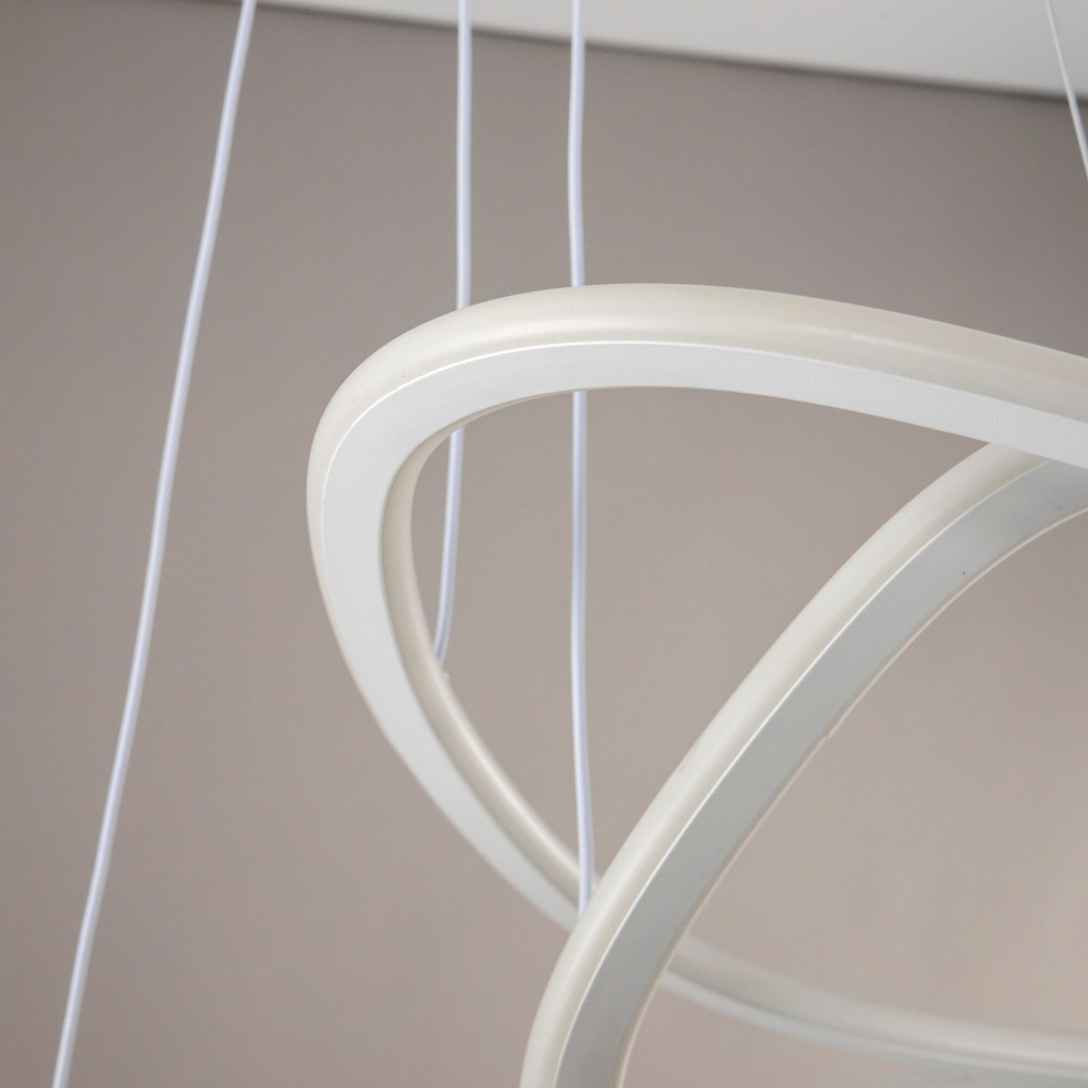 Citilux Неон Смарт CL731A330E RGB Умная подвесная люстра Белая