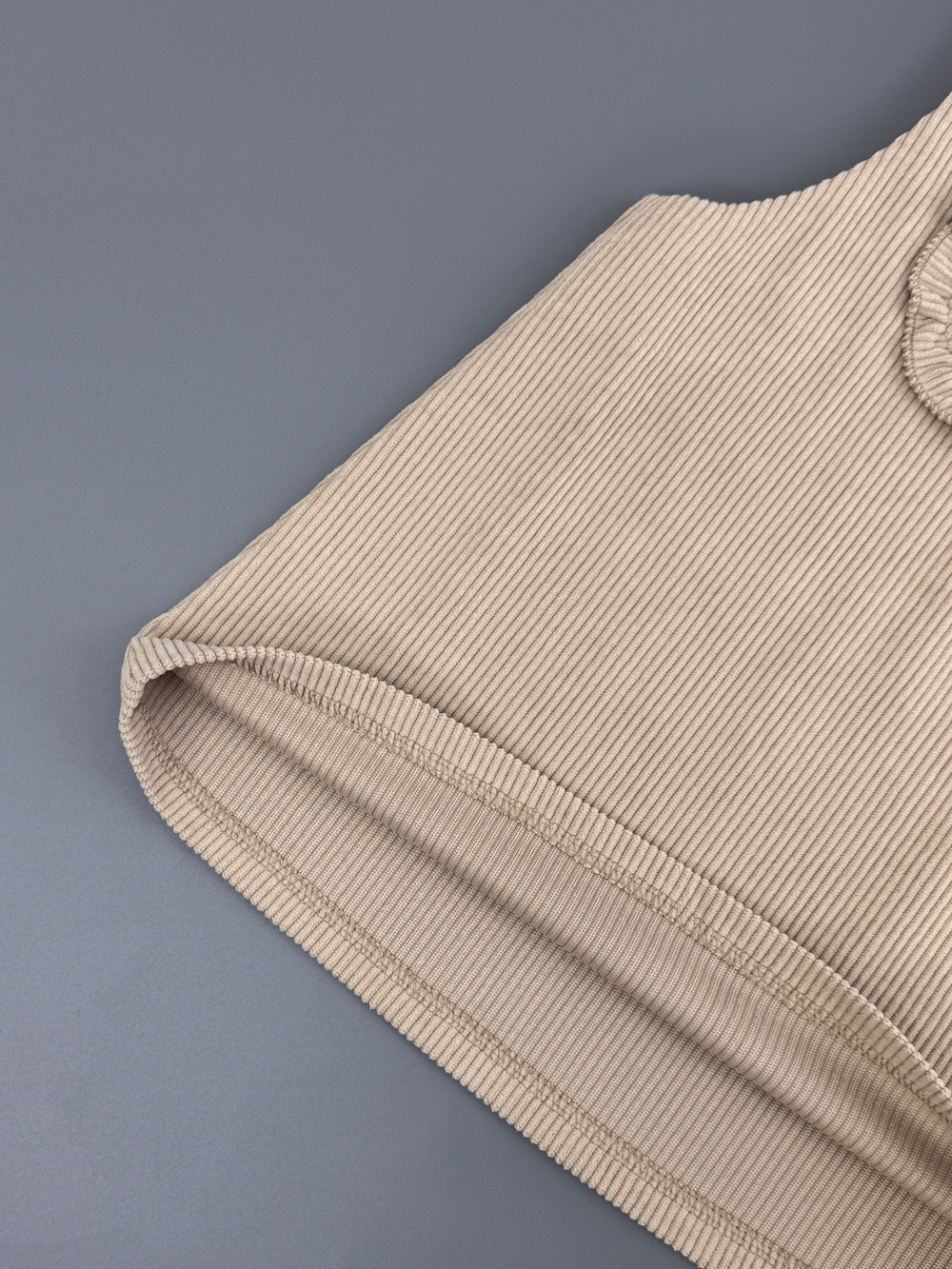 Сарафан из вельвета, цвет бежевый/молочный