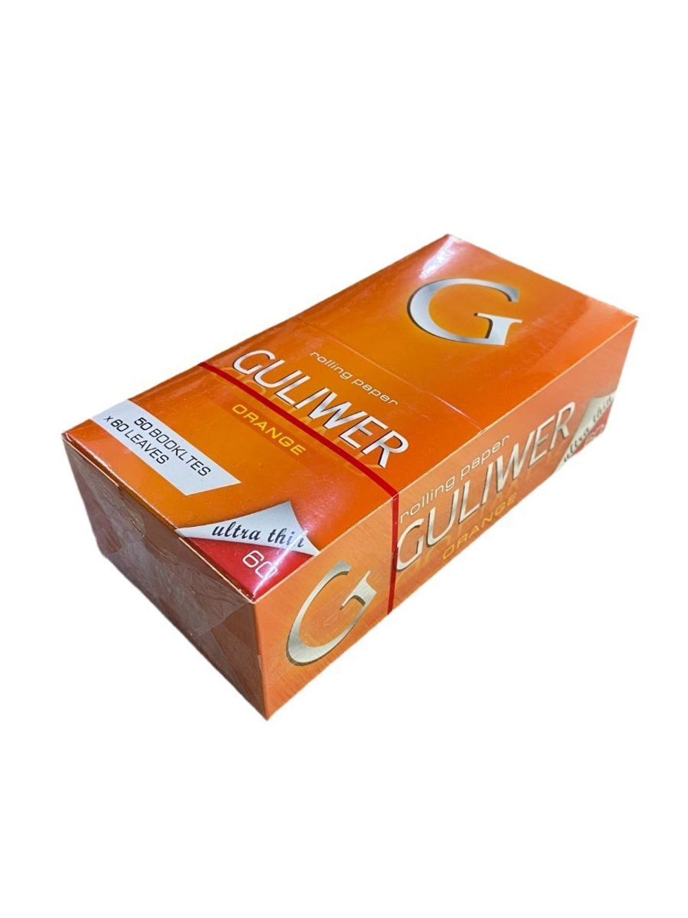 Бумага для сигарет "Guliwer" Orange 60л*50шт