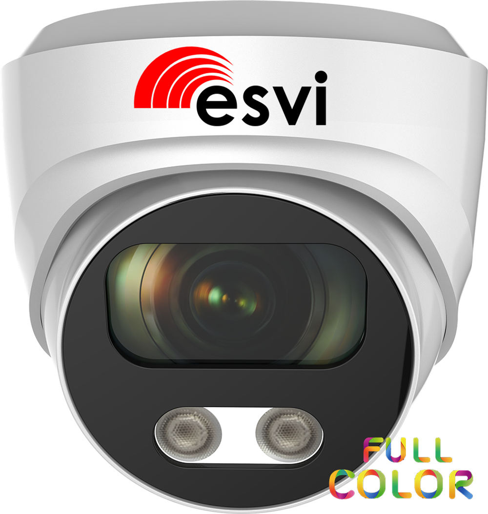 EVL-DS-H21F купольная уличная 4 в 1 FULL COLOR видеокамера, 1080p, f=2.8мм