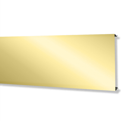 Рейка для подвесного потолка S-дизайн Cesal золото люкс А09  100х4000 мм.